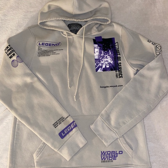 💎 Brooklyn Cloth Cream Hoodie Size L - Picture 2 of 15